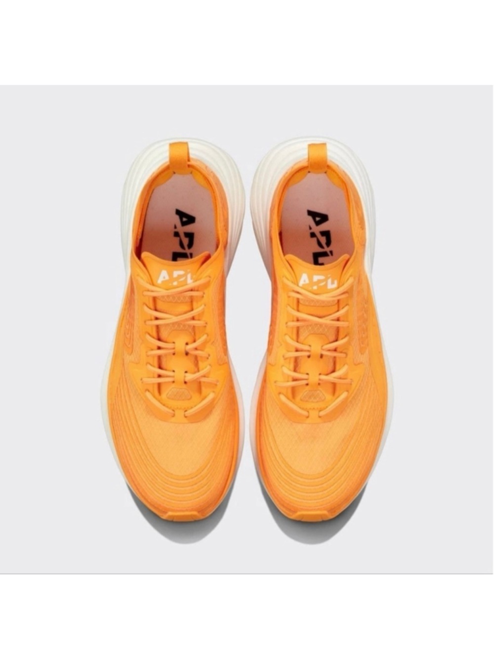 Men's APL Streamline Athletic Shoes Size 12 Orange White